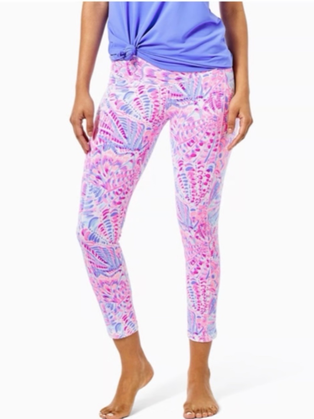 EUC Lilly Pulitzer Luxletic Weekender High Rise Leggings - Large